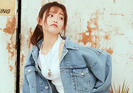 酷girl罗予彤曝单宁风牛仔写真休...