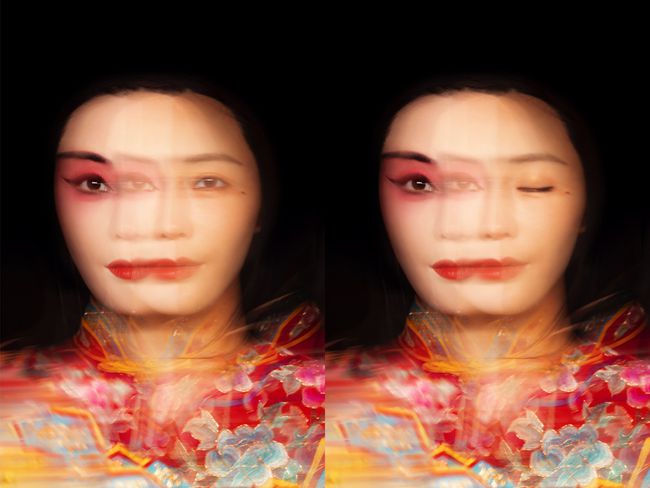 汤晶媚京剧造型国风大片 华贵清丽各有风情“睫毛精”令人羡慕