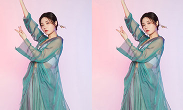 龙韬娱乐吕雪《了不起！舞社》惊鸿舞首秀  不负众望成功晋级